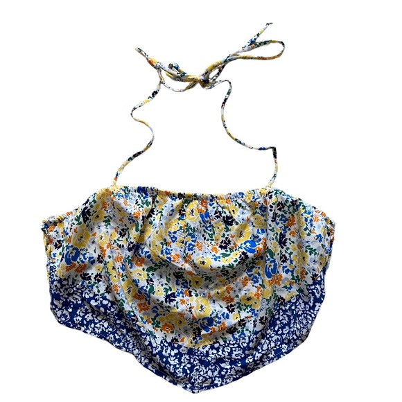 Sienna Sky Tops - Sienna Sky Bandana Style Floral Halter Top